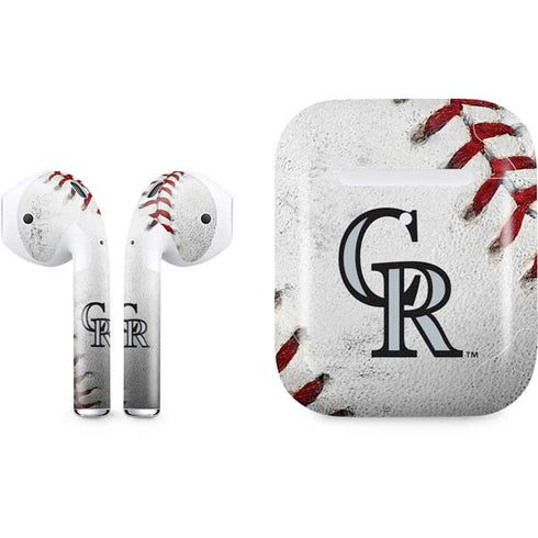 MLB Colorado Rockies Game Ball Apple AirPods 2 Skin