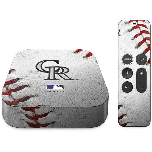 MLB Colorado Rockies Game Ball Apple TV Skin