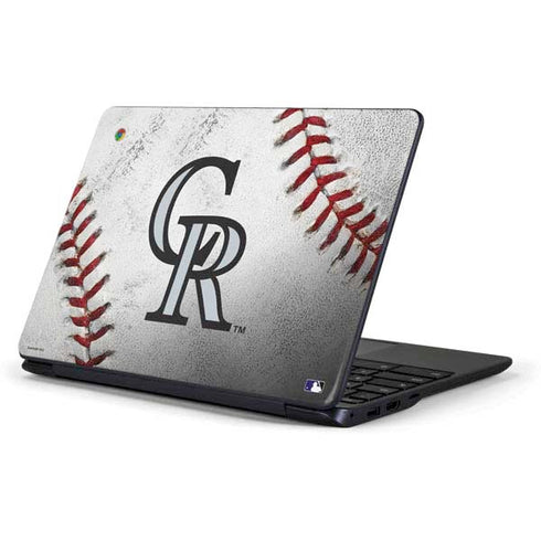 MLB Colorado Rockies Game Ball Samsung Chromebook Skin