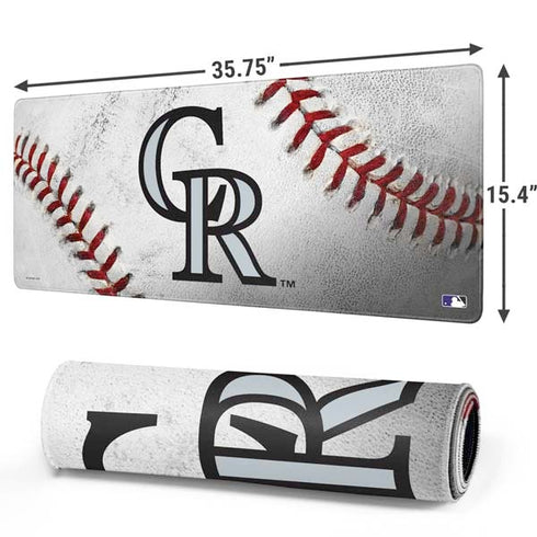 MLB Colorado Rockies Game Ball Gaming Mouse Pad