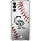 MLB Colorado Rockies Game Ball Galaxy A13 5G Clear Case
