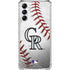 MLB Colorado Rockies Game Ball Galaxy A14 5G Clear Case