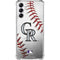 MLB Colorado Rockies Game Ball Galaxy A15 5G Clear Case