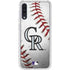 MLB Colorado Rockies Game Ball Galaxy A50 Clear Case