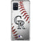 MLB Colorado Rockies Game Ball Galaxy A51 5G Clear Case