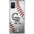 MLB Colorado Rockies Game Ball Galaxy A51 5G Clear Case