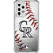 MLB Colorado Rockies Game Ball Galaxy A53 5G Clear Case