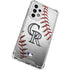 MLB Colorado Rockies Game Ball Galaxy A53 5G Clear Case