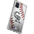 MLB Colorado Rockies Game Ball Galaxy A71 5G Clear Case