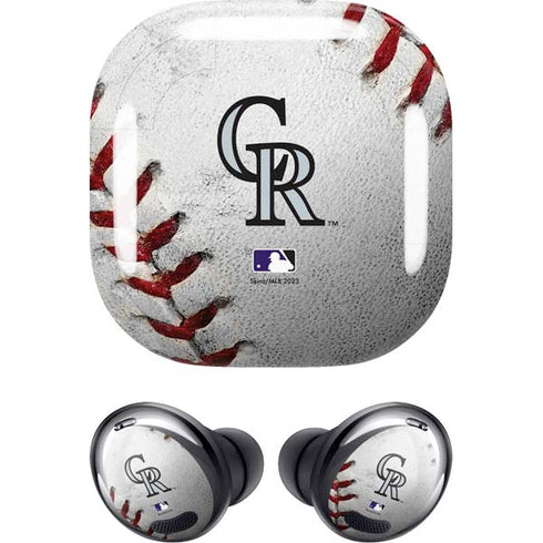 MLB Colorado Rockies Game Ball Galaxy Buds Pro Skin
