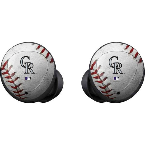 MLB Colorado Rockies Game Ball Galaxy Buds Skin