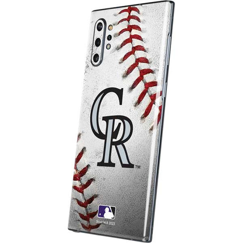 MLB Colorado Rockies Game Ball Galaxy Note 10 Plus Skin