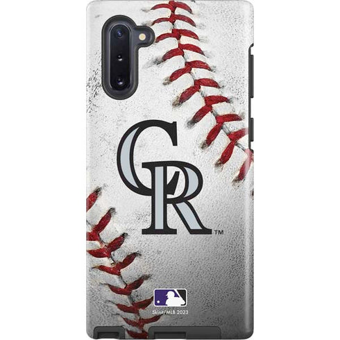 MLB Colorado Rockies Game Ball Galaxy Note 10 Pro Case