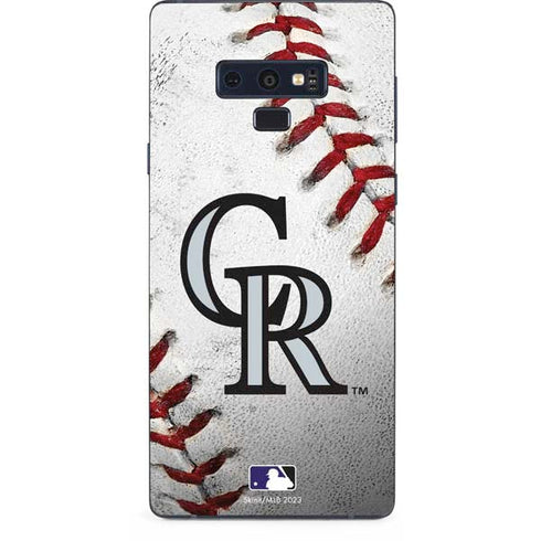 MLB Colorado Rockies Game Ball Galaxy Note 9 Skin