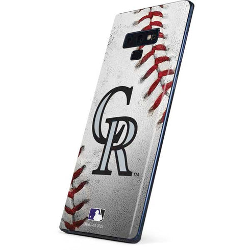 MLB Colorado Rockies Game Ball Galaxy Note 9 Skin