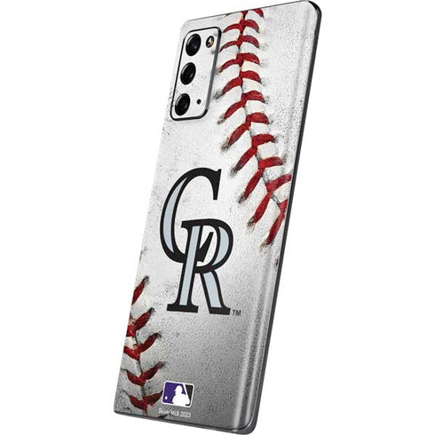 MLB Colorado Rockies Game Ball Galaxy Note20 5G Skin