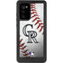 MLB Colorado Rockies Game Ball Galaxy Note20 5G Waterproof Case
