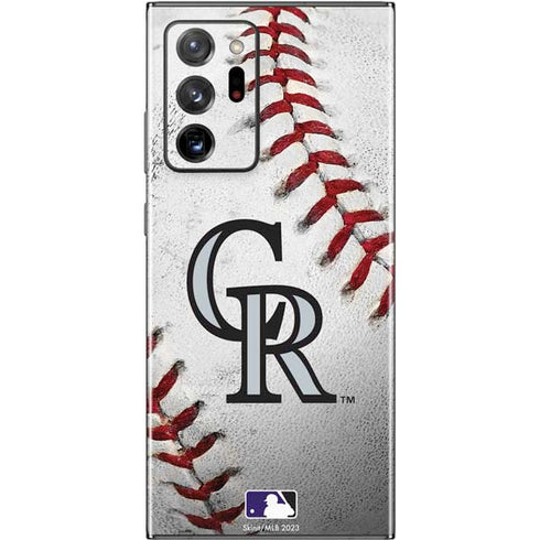 MLB Colorado Rockies Game Ball Galaxy Note20 Ultra 5G Skin