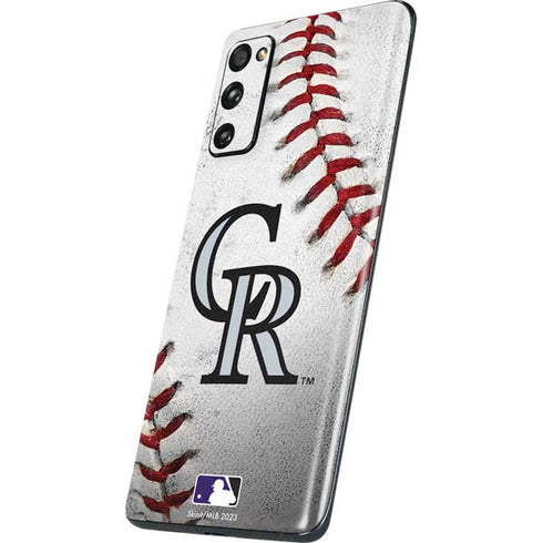 MLB Colorado Rockies Game Ball Galaxy S20 Fan Edition Skin