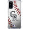 MLB Colorado Rockies Game Ball Galaxy S20 FE Clear Case