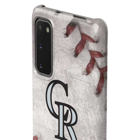 MLB Colorado Rockies Game Ball Galaxy S20 Lite Case