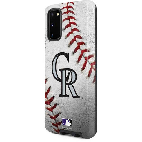 MLB Colorado Rockies Game Ball Galaxy S20 Pro Case