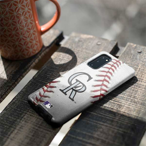 MLB Colorado Rockies Game Ball Galaxy S20 Pro Case