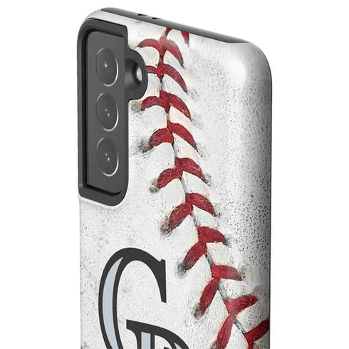 MLB Colorado Rockies Game Ball Galaxy S21 5G Pro Case