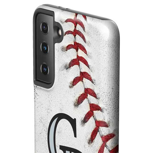 MLB Colorado Rockies Game Ball Galaxy S21 Plus 5G Pro Case