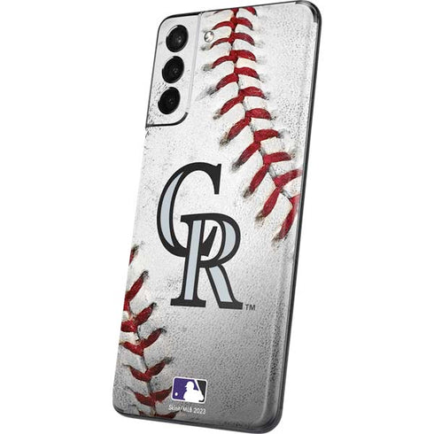 MLB Colorado Rockies Game Ball Galaxy S21 Plus 5G Skin