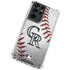 MLB Colorado Rockies Game Ball Galaxy S21 Ultra 5G Clear Case