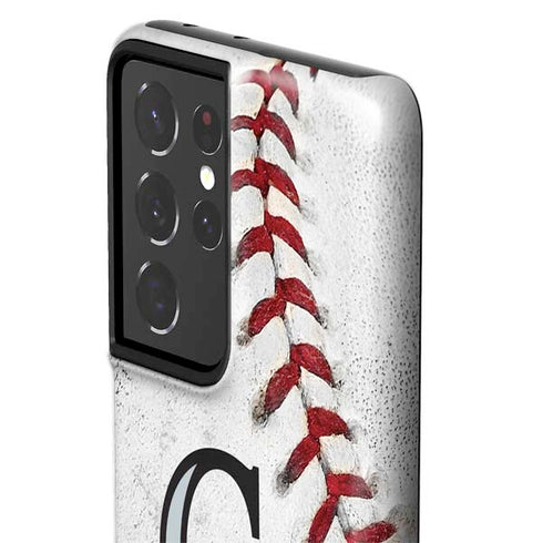 MLB Colorado Rockies Game Ball Galaxy S21 Ultra 5G Pro Case