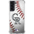 MLB Colorado Rockies Game Ball Galaxy S22 Clear Case