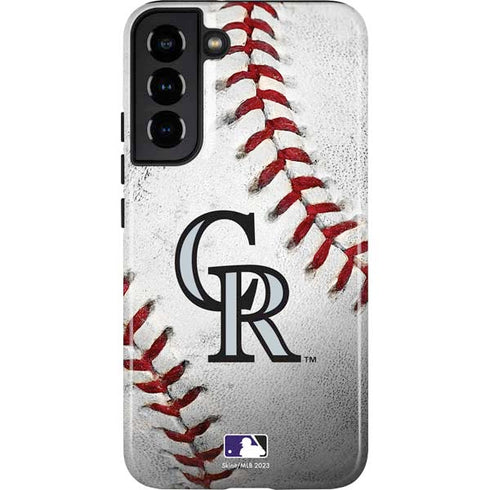 MLB Colorado Rockies Game Ball Galaxy S22 Plus Pro Case