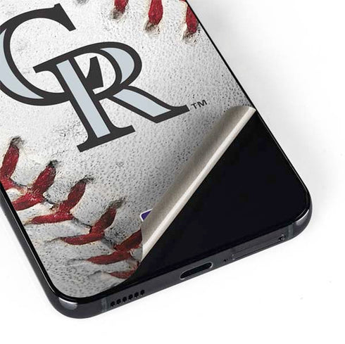 MLB Colorado Rockies Game Ball Galaxy S22 Plus Skin
