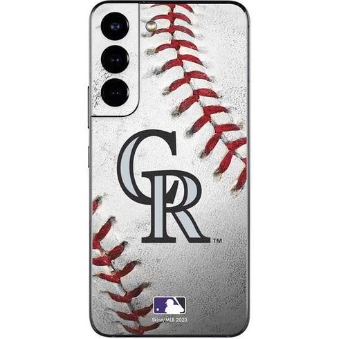 MLB Colorado Rockies Game Ball Galaxy S22 Skin