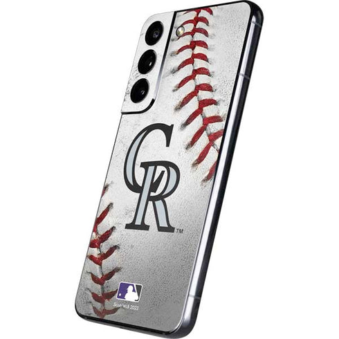 MLB Colorado Rockies Game Ball Galaxy S22 Skin