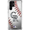 MLB Colorado Rockies Game Ball Galaxy S22 Ultra Clear Case