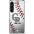 MLB Colorado Rockies Game Ball Galaxy S23 Clear Case