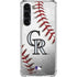 MLB Colorado Rockies Game Ball Galaxy S23 Plus Clear Case