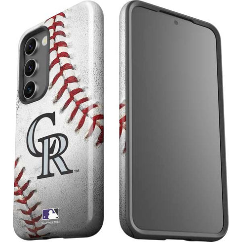 MLB Colorado Rockies Game Ball Galaxy S23 Pro Case