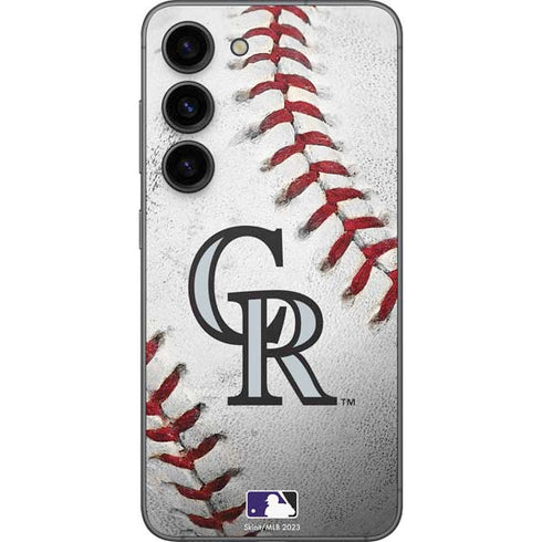 MLB Colorado Rockies Game Ball Galaxy S23 Skin