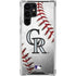 MLB Colorado Rockies Game Ball Galaxy S24 Ultra Clear Case