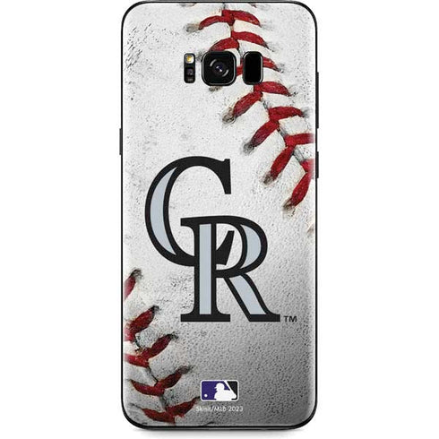 MLB Colorado Rockies Game Ball Galaxy S8 Plus Skin