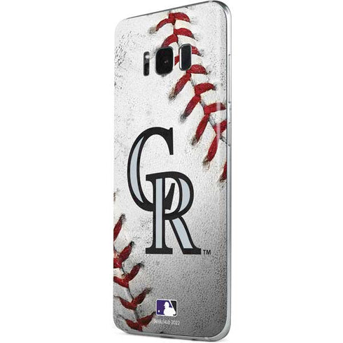 MLB Colorado Rockies Game Ball Galaxy S8 Plus Skin