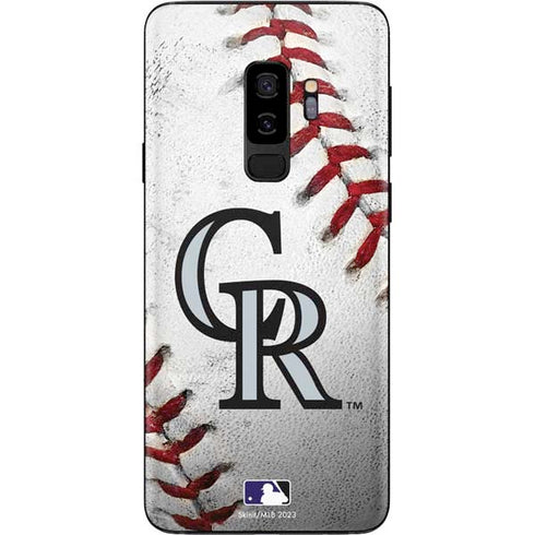 MLB Colorado Rockies Game Ball Galaxy S9 Plus Skin