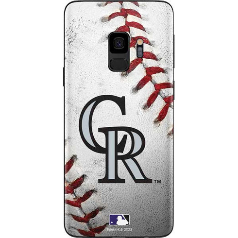 MLB Colorado Rockies Game Ball Galaxy S9 Skin