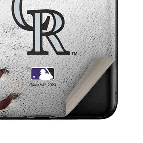 MLB Colorado Rockies Game Ball Galaxy Z Flip Skin