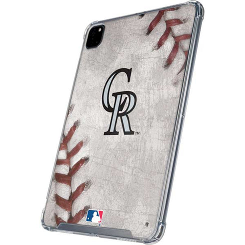 MLB Colorado Rockies Game Ball iPad Pro 12.9in (2020) Clear Case
