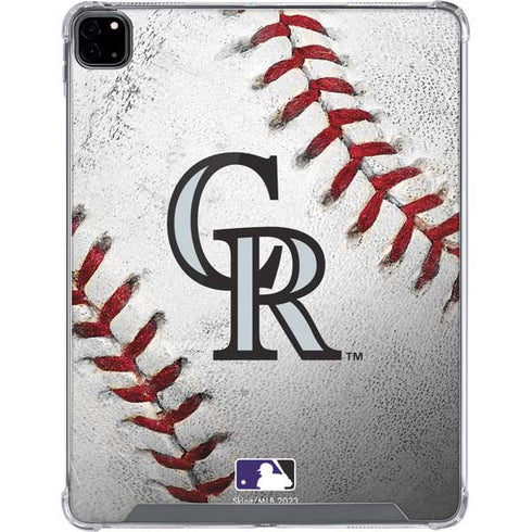 MLB Colorado Rockies Game Ball iPad Pro 12.9in (2020) Clear Case